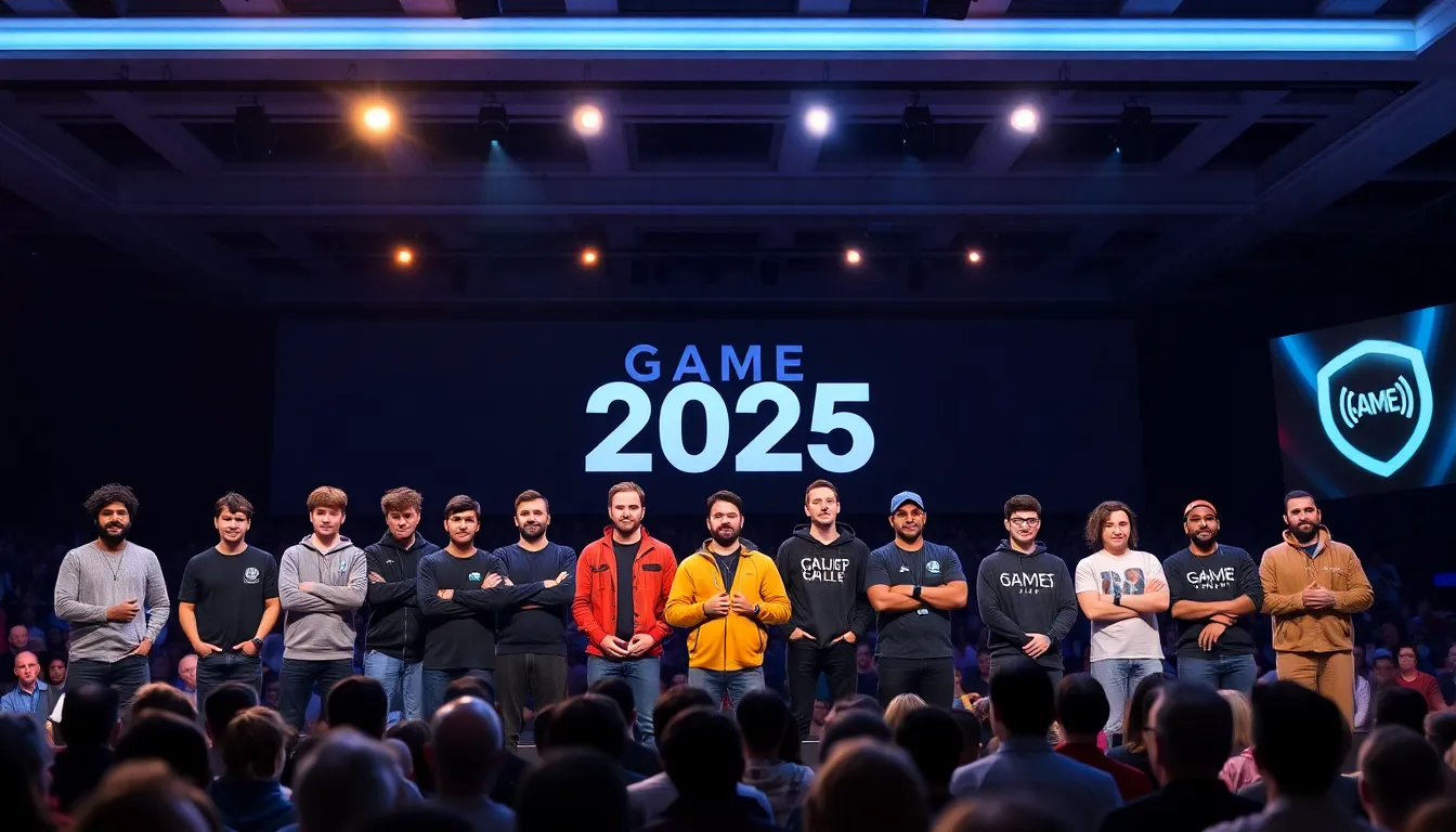 A stunning visual display of nominees for Game of the Year, showcasing the diversity of the gaming industry