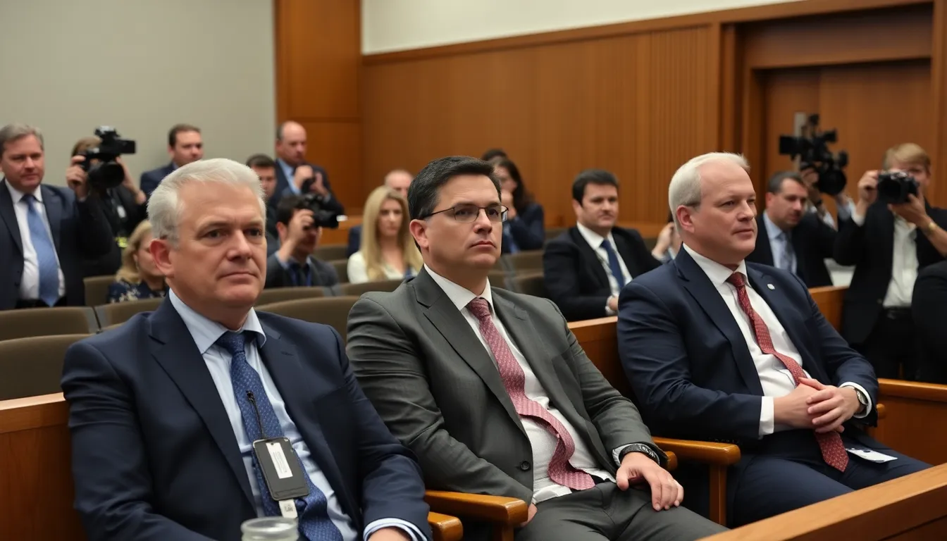 A courtroom filled with reporters and spectators as the judge delivers a sentence to a cryptocurrency fraudster responsible for a  billion stablecoin collapse.
