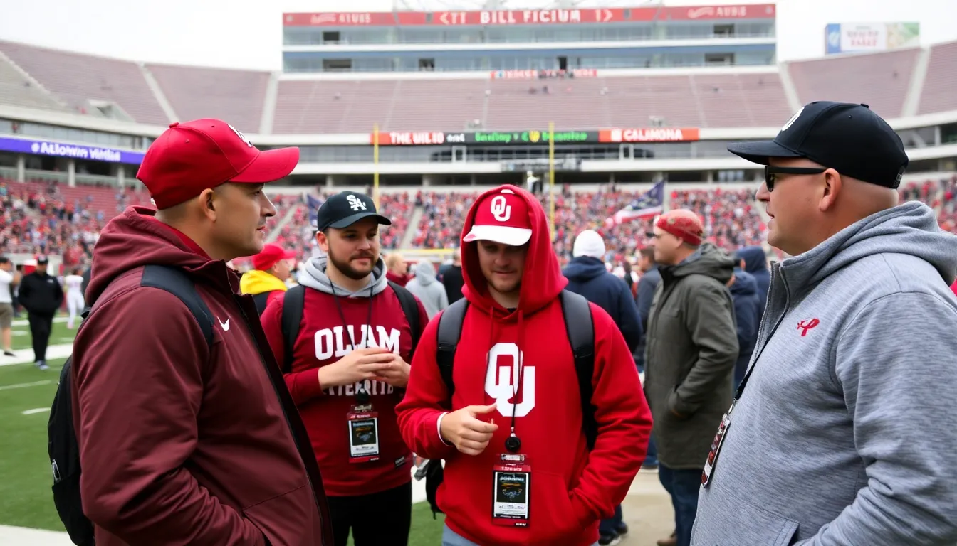 A group of friends gathered around a table, analyzing player statistics and discussing betting strategies ahead of the highly anticipated college football playoff match