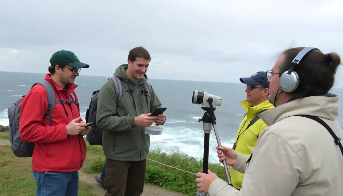 A group of researchers discusses findings related to atmospheric rivers, emphasizing the importance of accurate predictions for community safety and preparedness