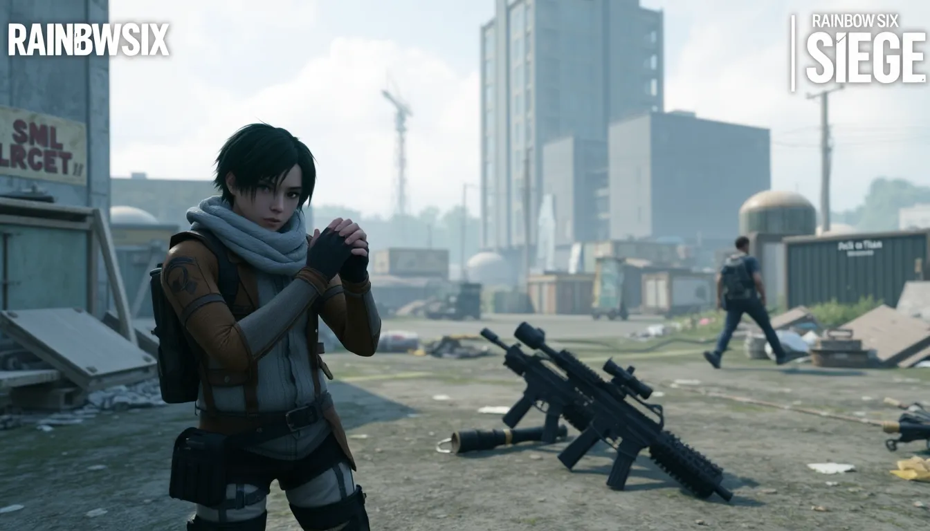 A group of gamers gathered around a television, intensely focused on a gameplay session of Rainbow Six Siege featuring new skins and characters inspired by Attack on Titan.