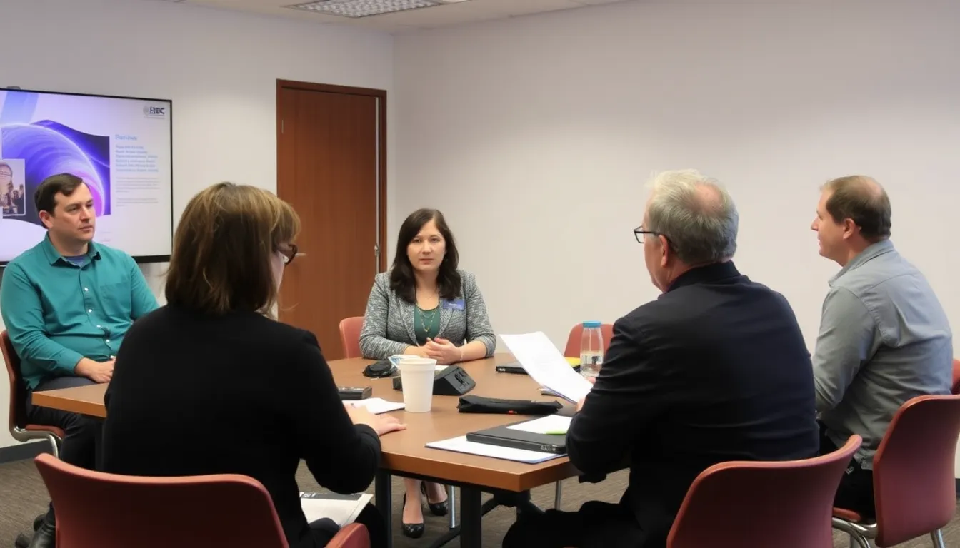 Policymakers reviewing scientific research findings presented by BBC Inside Science to inform their decisionmaking processes and public policies