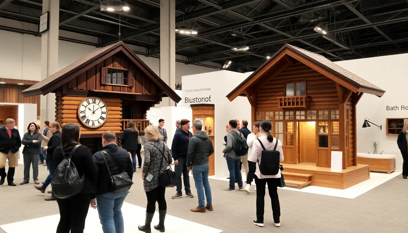 An artisan skillfully crafting a designer cuckoo clock, highlighting the intricate details and craftsmanship that define the Black Forest's cultural heritage