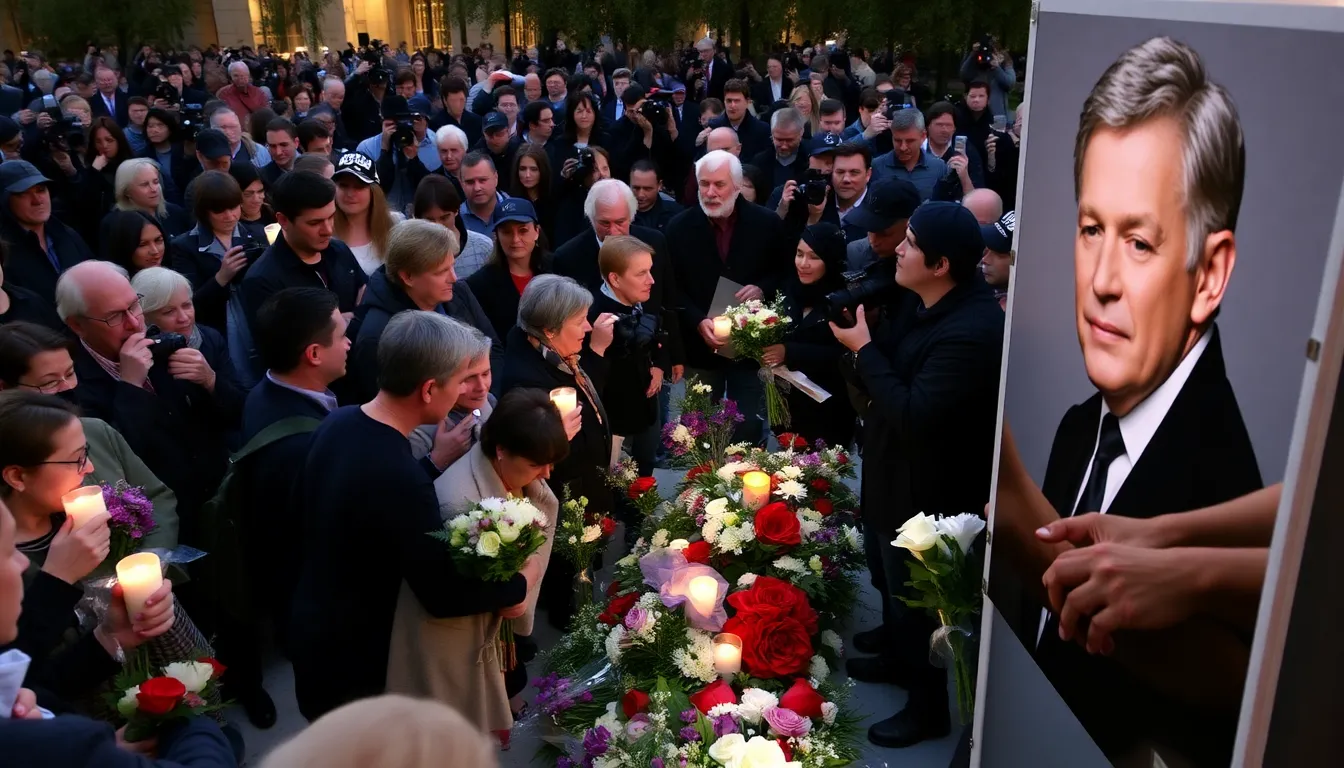 A community memorial service brings together fans and fellow artists to honor the legacies of those lost in 2025, emphasizing the shared grief and celebration of their achievements