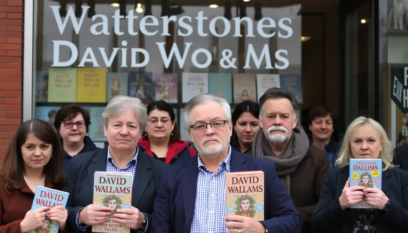 Attendees at the Waterstones festival express curiosity and disappointment over Walliams' removal, reflecting the shifting dynamics of public perception in the literary world