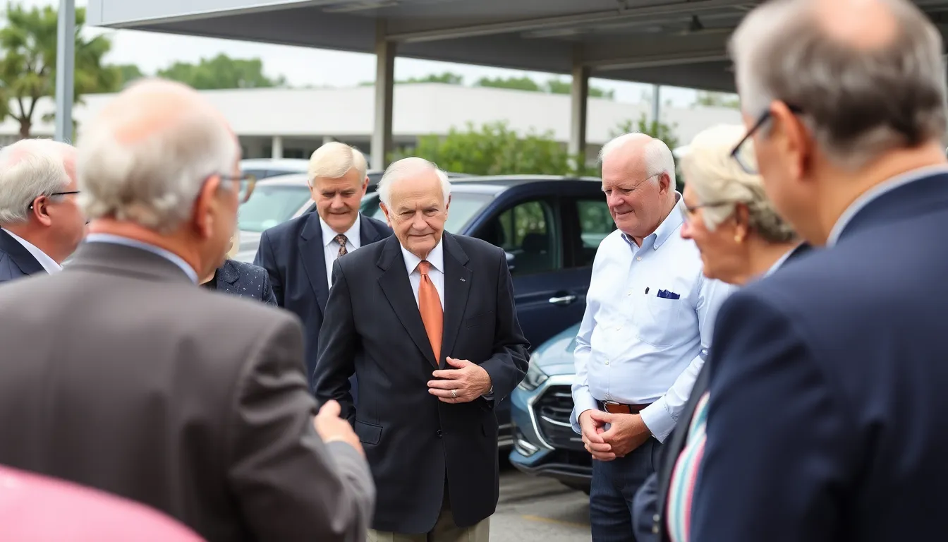 A group of automotive industry leaders gather to pay tribute to Donald E. Petersen, reflecting on his significant contributions to Ford Motor Company and the broader automotive landscape.