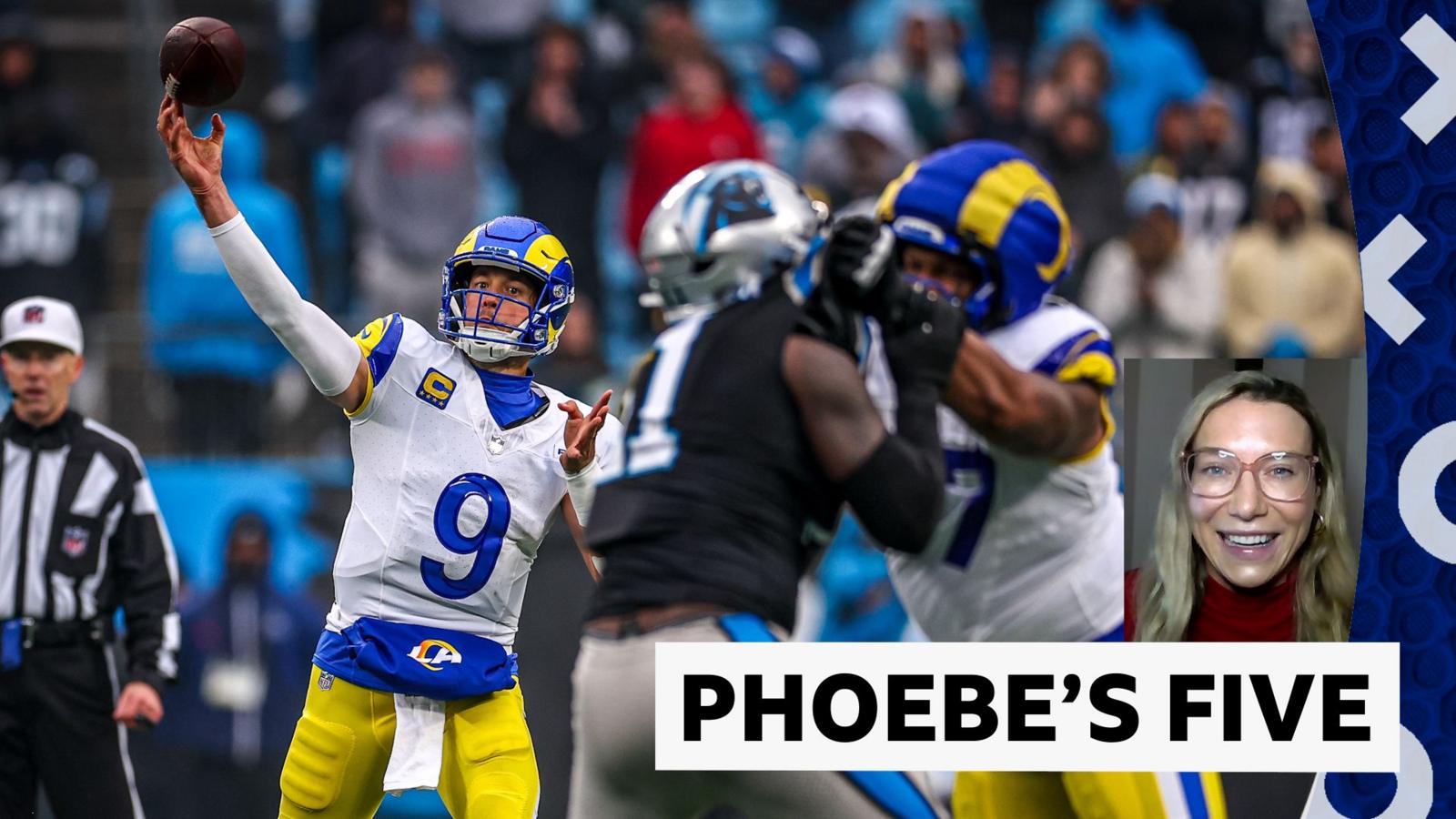 フィービーのファイブ NFL第13週のトップシーン