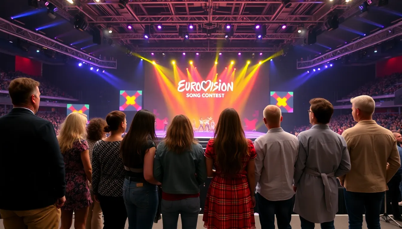 A meeting of European Broadcasting Union officials strategizing on how to address the ongoing boycotts and uphold the contest's values amidst political controversies