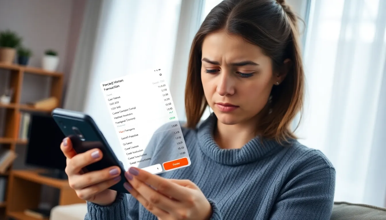A closeup of a smartphone screen displaying suspicious messages that could indicate a phishing attempt