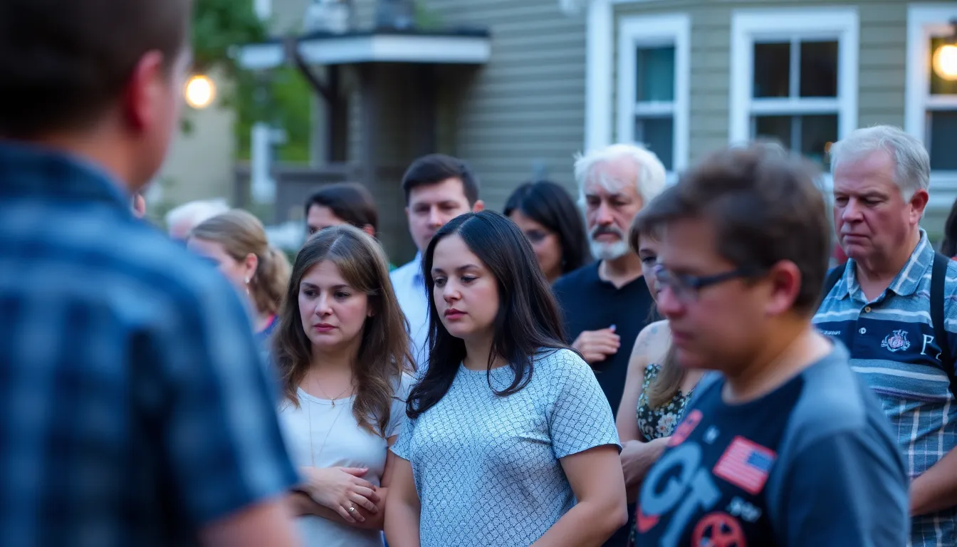 A somber moment as family members reflect on the circumstances surrounding James Ransone's passing, seeking closure amidst public speculation
