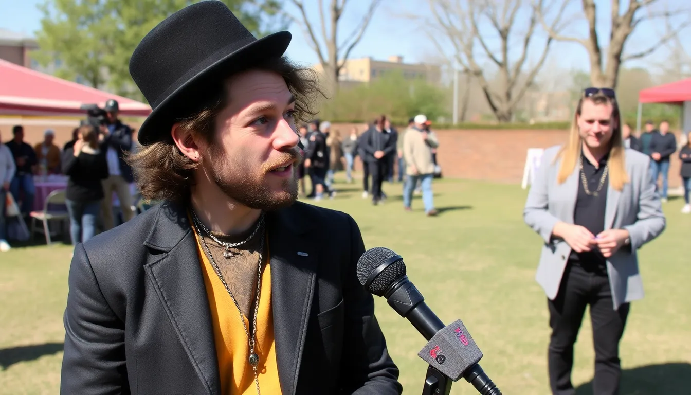 Jamie Campbell Bower speaks to reporters about his role as Mr. WhatsIt in Stranger Things 5, highlighting the character's inspiration from cult leader Jim Jones.