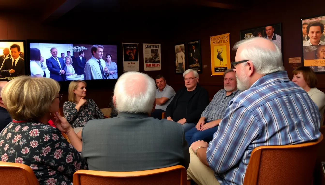 Film critics gather in a lively discussion, reflecting on memorable scenes from Rob Reiner's iconic films, highlighting their impact on popular culture.