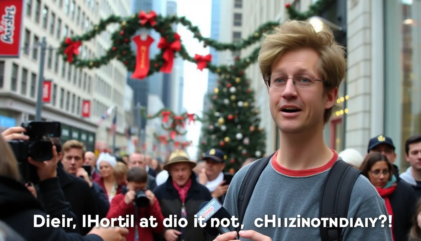 映画の公開から数十年が経過し、再燃するクリスマス映画としての議論を象徴するシーン