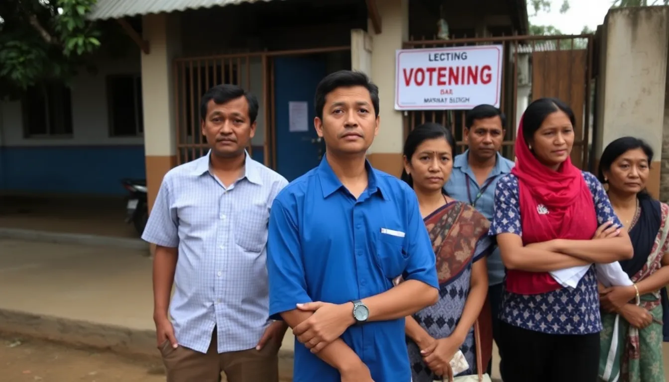 The military junta's increased presence in urban areas, reflecting heightened tensions during the electoral process