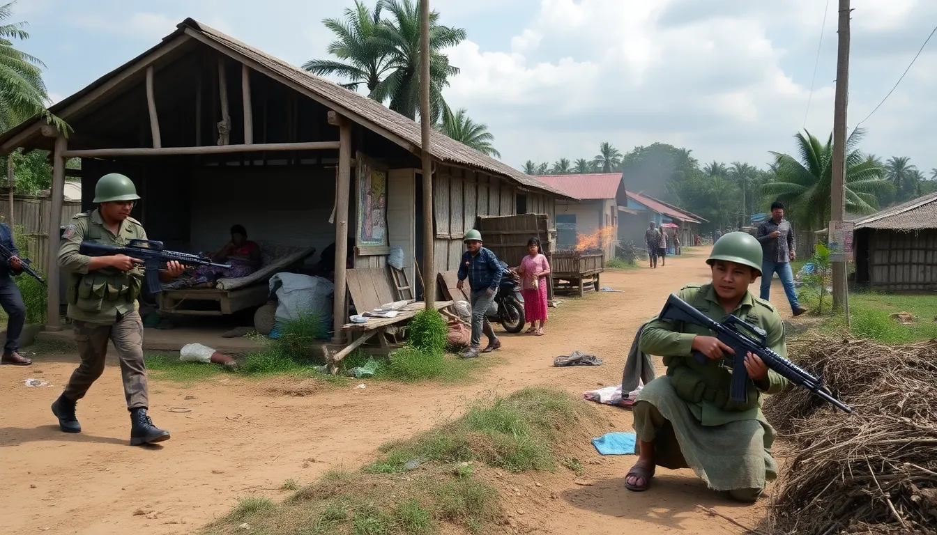 Vulnerable populations caught in the crossfire, facing potential displacement and safety concerns as the military intensifies its crackdown