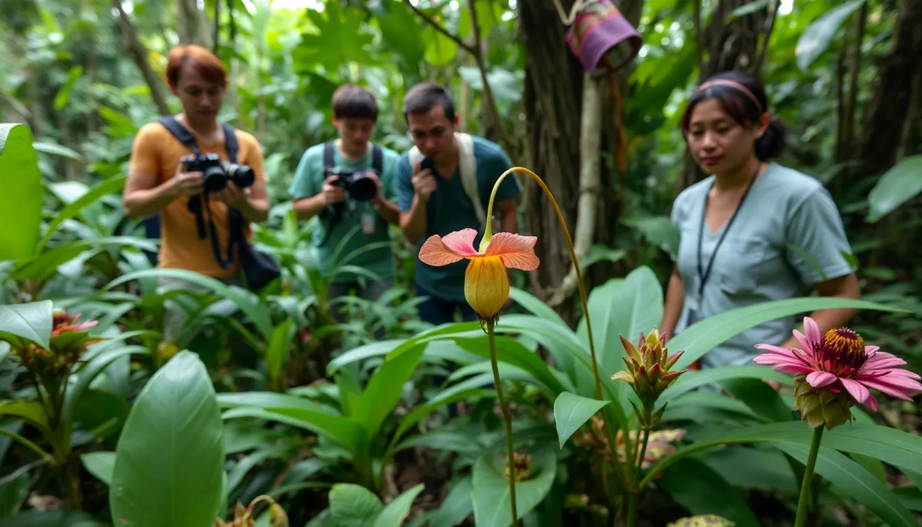 The lush forest environment where the Fairy Lantern flower grows illustrates the delicate balance of ecosystems and the significance of protecting such unique plant species