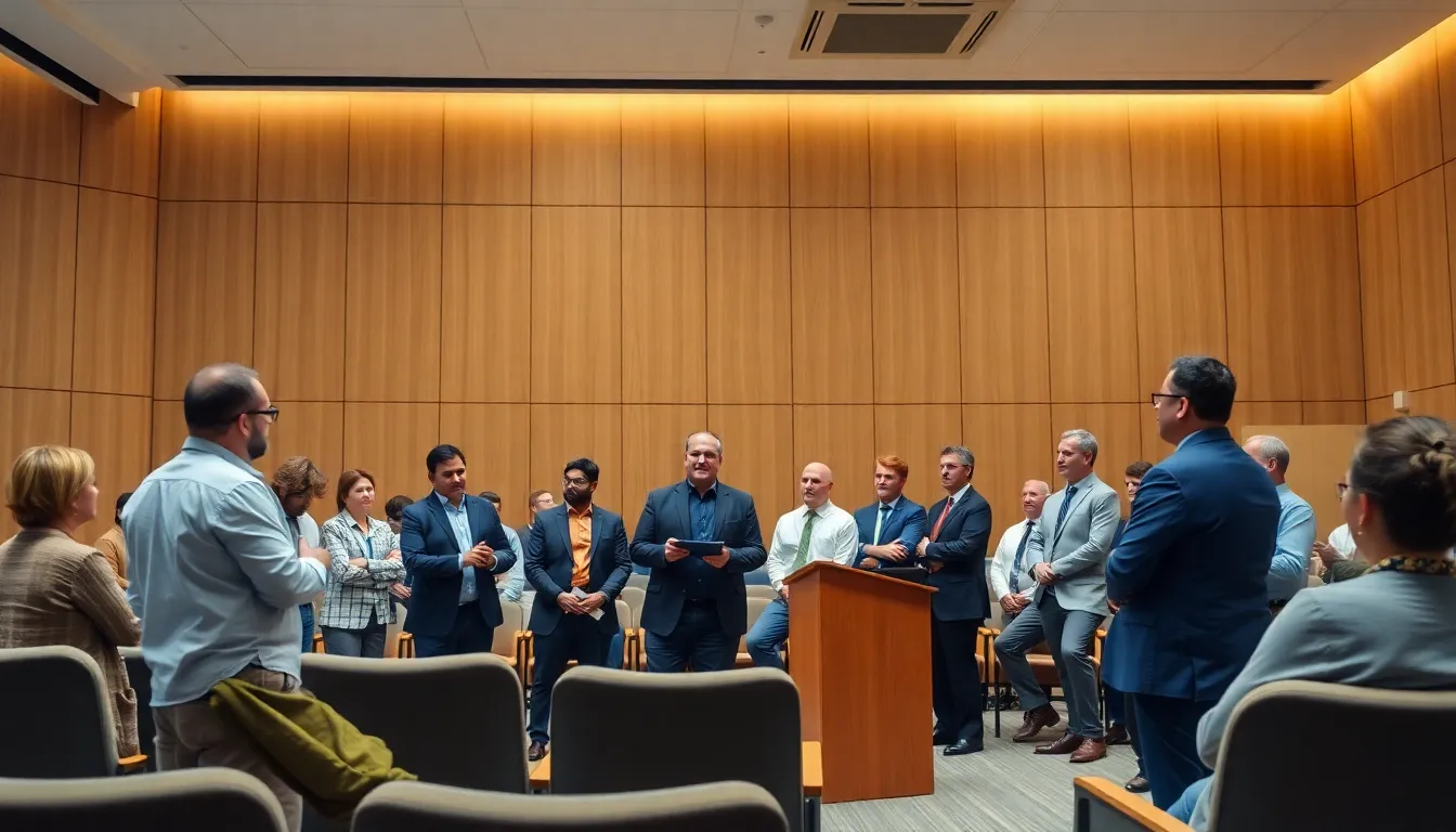 A group of researchers discusses the findings of a study on the health effects of flameretardant chemicals in furniture during a press conference at the University of California, Los Angeles.