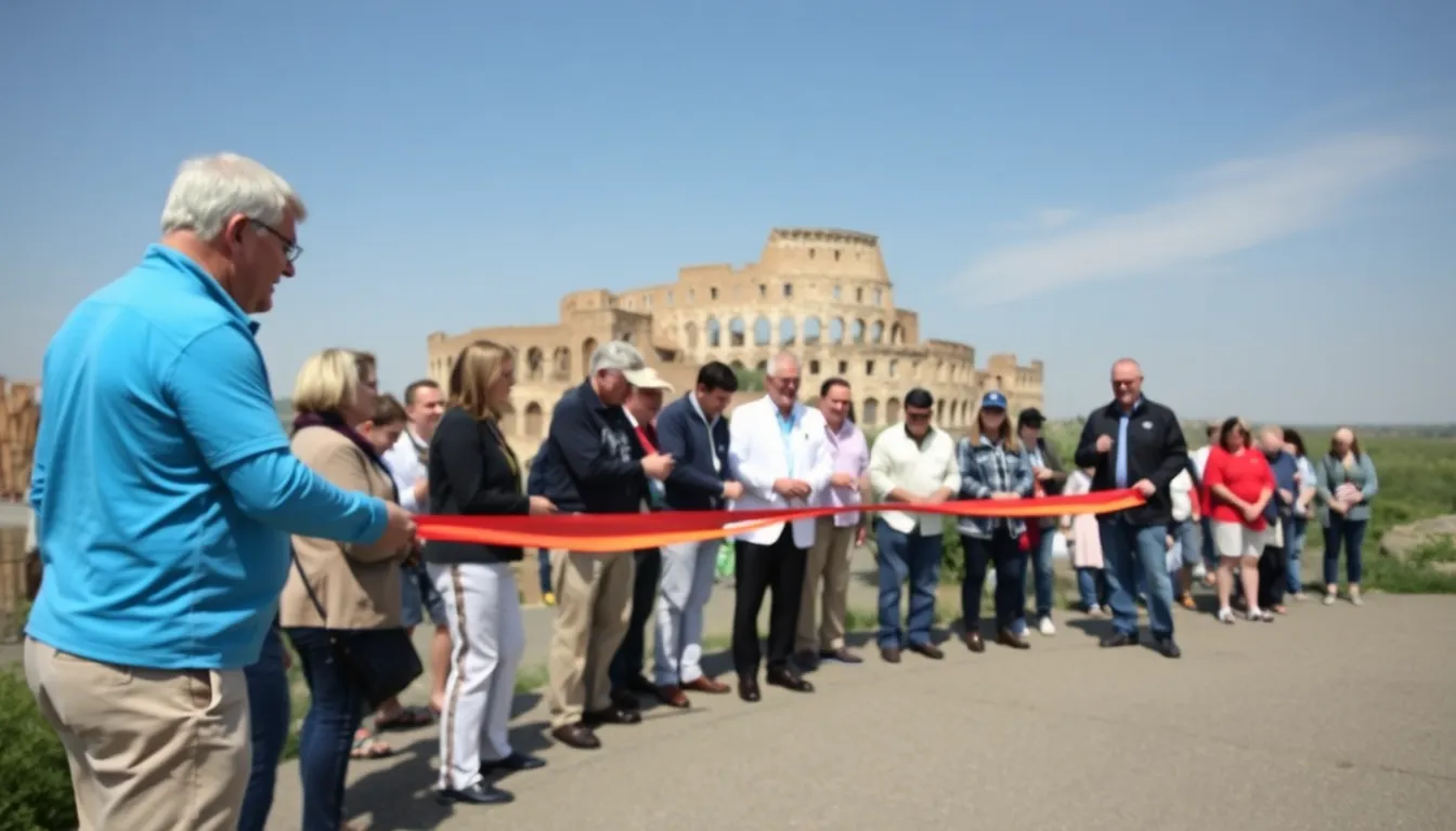 A group of historians and archaeologists examines a detailed map of ancient Roman roads, highlighting the extensive network that facilitated trade and military logistics across the empire.