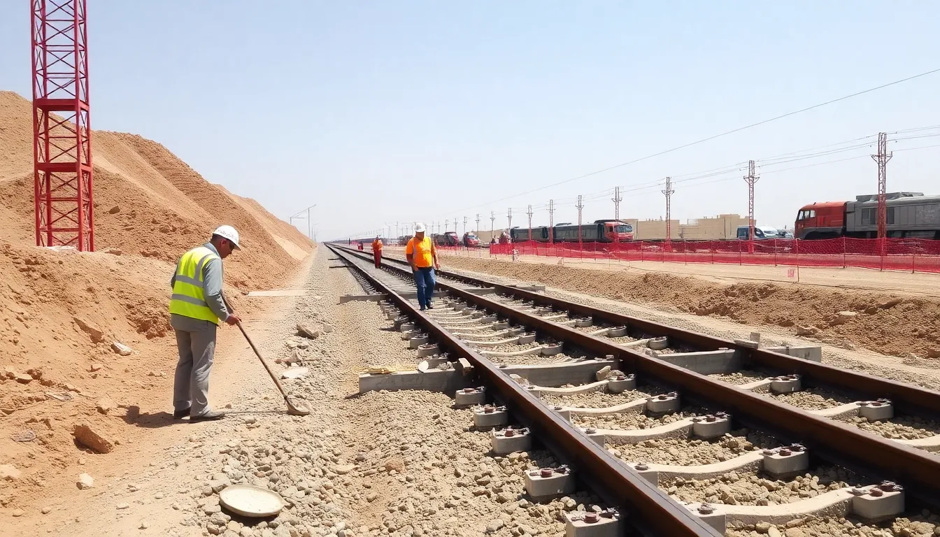 Tourists exploring cultural landmarks in both nations, facilitated by the new rail line that enhances accessibility to popular destinations