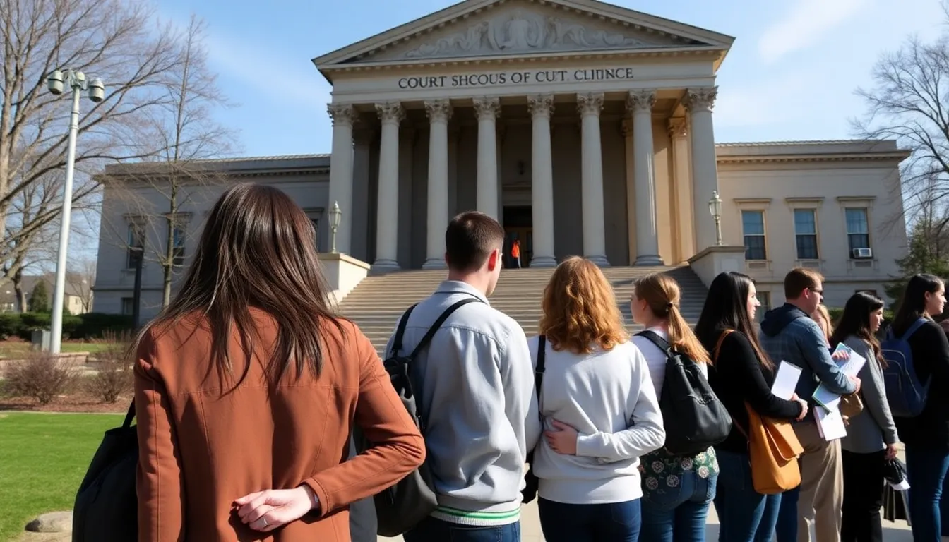 A diverse group of advocates rallying for student loan reform, emphasizing the push for equitable access to education