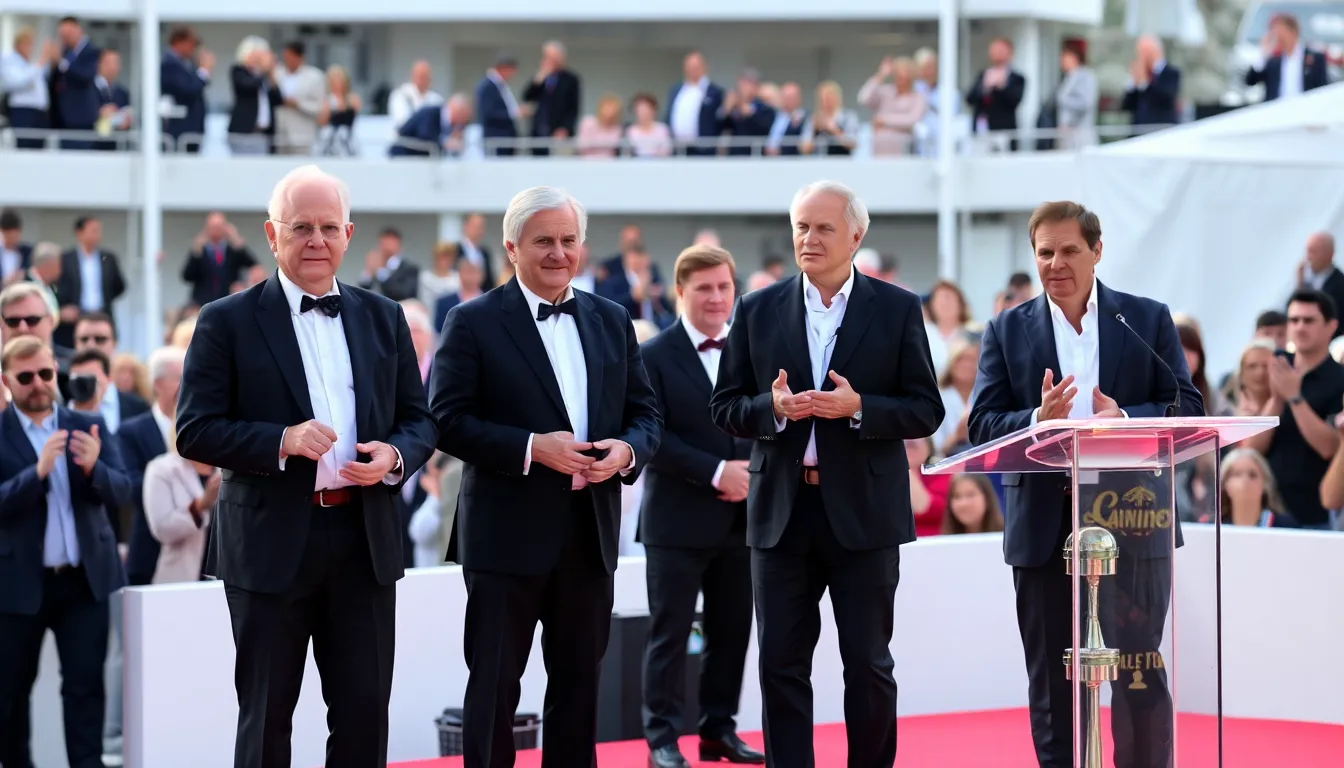 カンヌ映画祭で受賞した英国映画が注目を集めている様子が伝わっている
