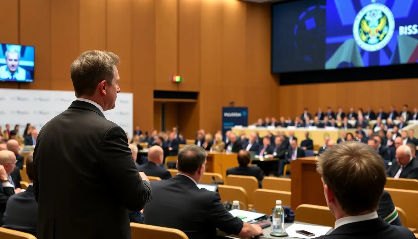 U.K. spy chief Jeremy Fleming delivers a speech addressing the escalating Russian threat in Europe, emphasizing the need for enhanced defense and intelligence cooperation among NATO allies.