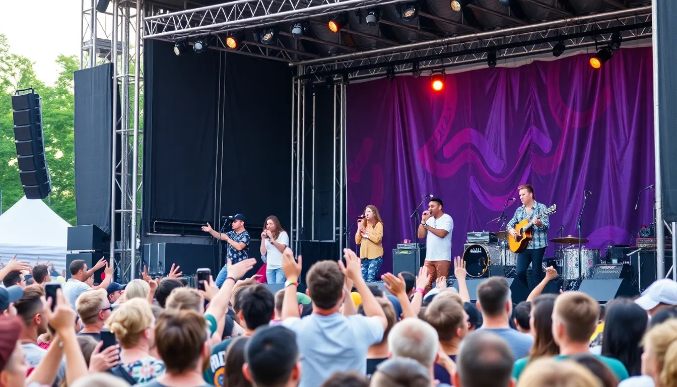 A passionate crowd enjoys a live concert, embodying the excitement and anticipation surrounding the new wave of talent set to define the music scene in 2026
