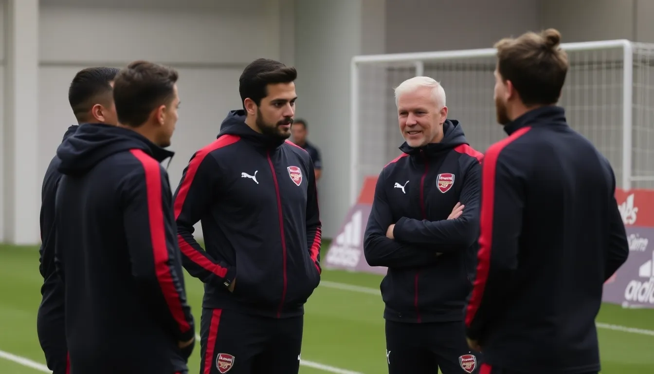 Fans cheering passionately in the stands, embodying the renewed optimism and support for Arsenal following their impressive victory