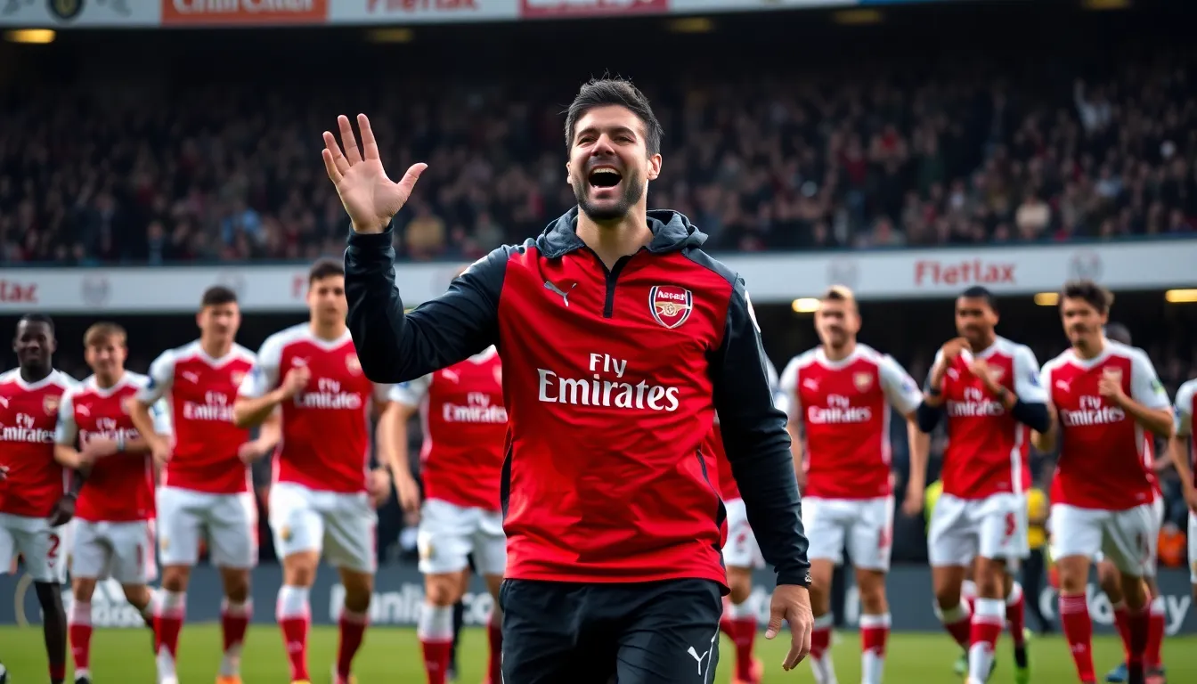 Mikel Arteta speaks to reporters during a press conference, emphasizing the strength and depth of the Arsenal squad as they prepare for upcoming matches.