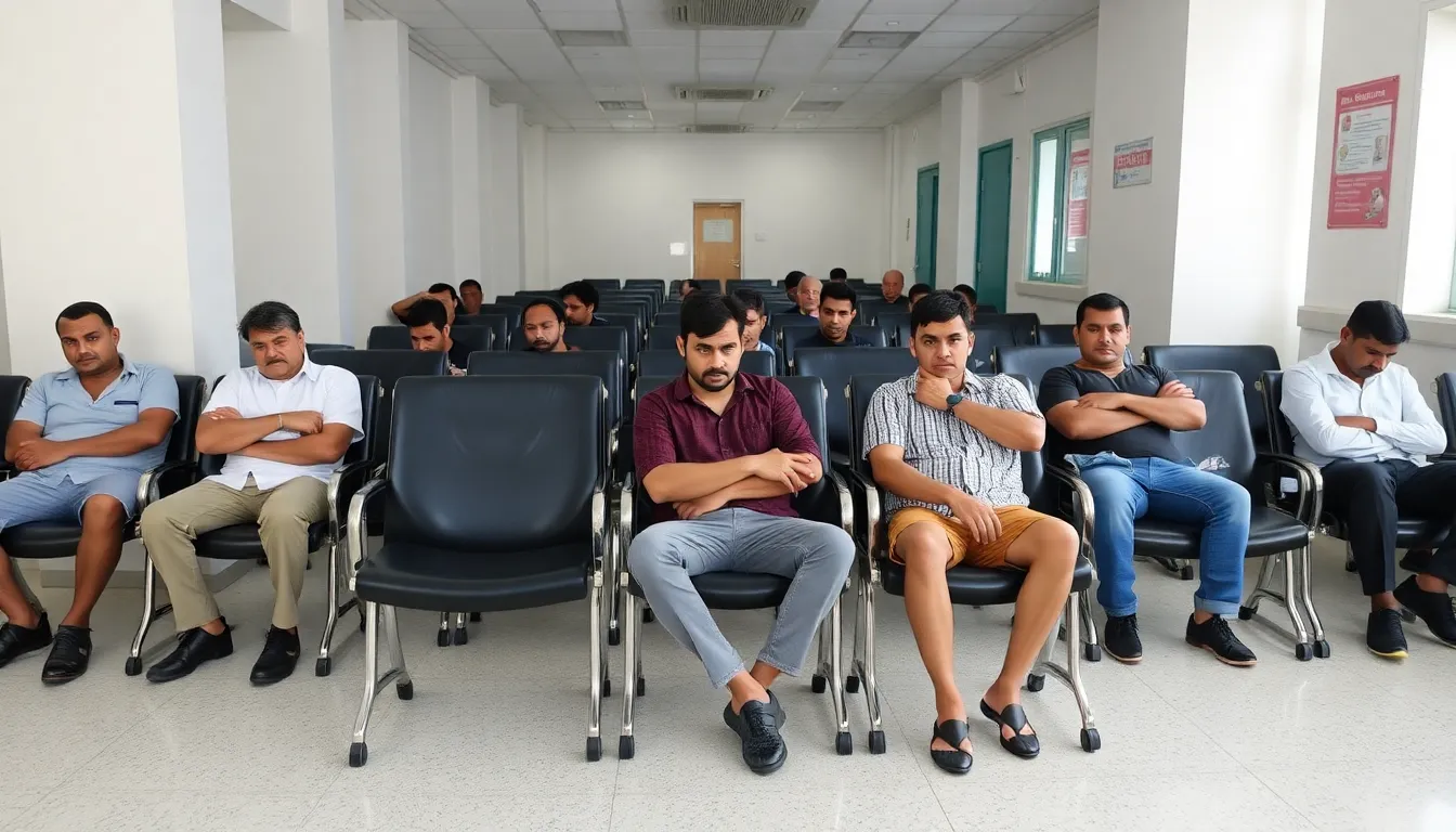 A diverse group of healthcare professionals discusses the implications of recent research on bacterial vaginosis and its impact on various gender identities during a medical conference.