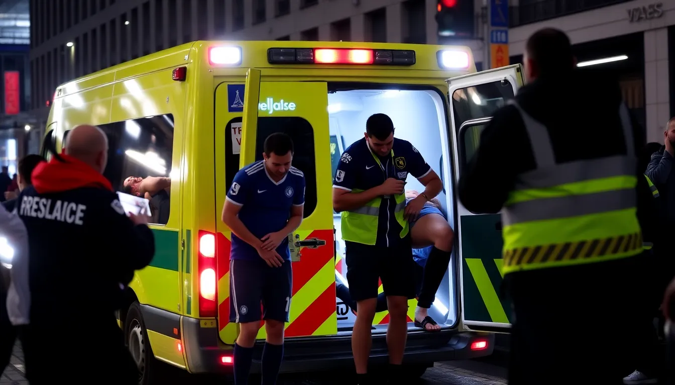 Local authorities discussing safety measures in response to the recent incident involving Chelsea fans