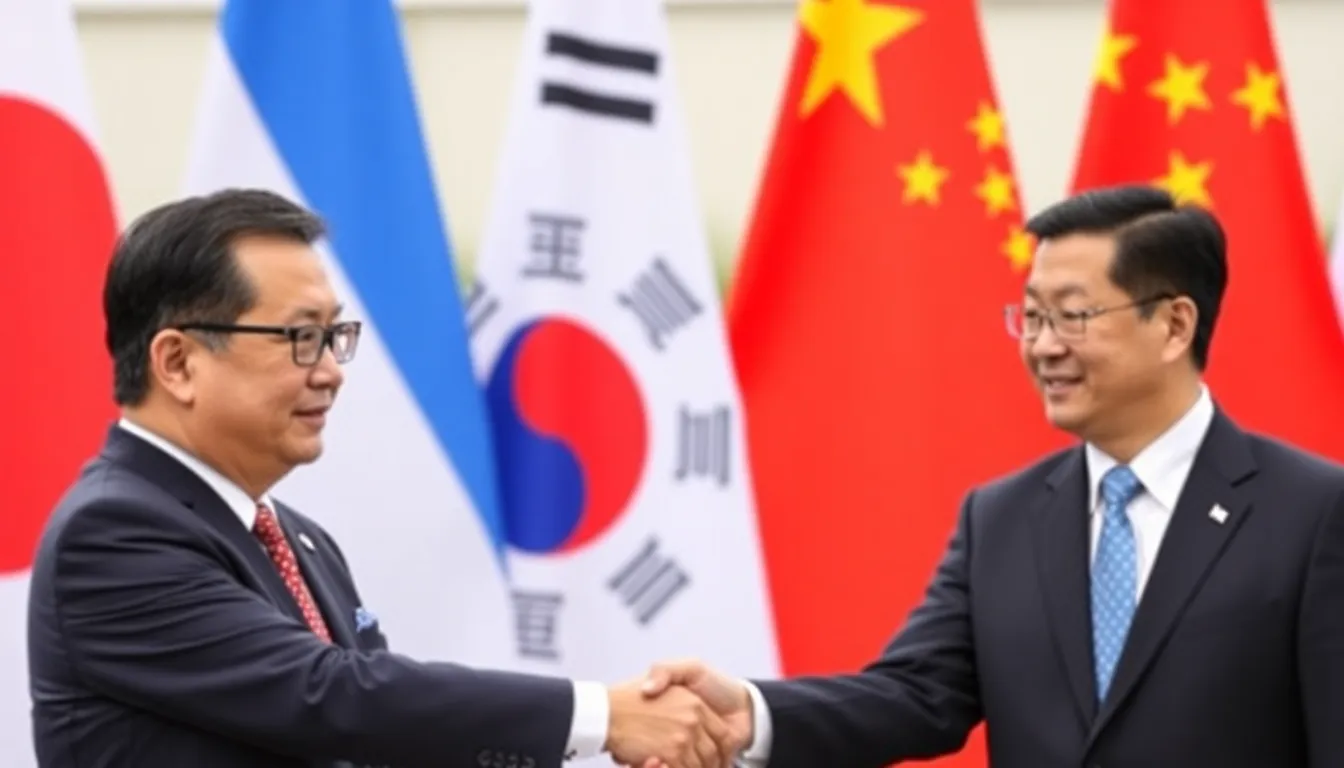 Leaders from Japan, South Korea, and Southeast Asian nations engage in discussions with Chinese officials, signaling a shift towards stronger economic ties with China amid rising tensions with the United States.