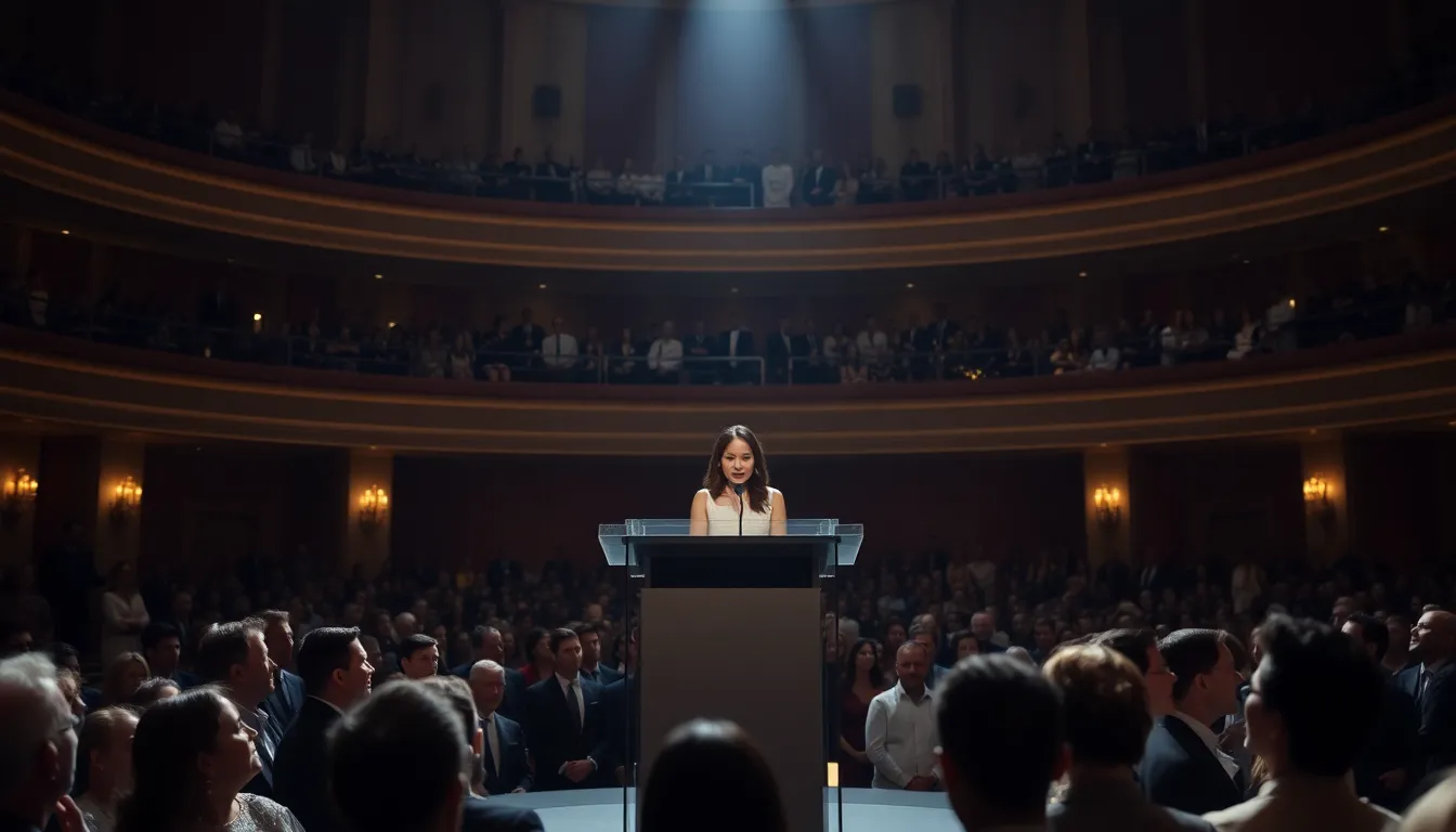 Chloé Zhao, Amanda Seyfried, and Mona Fastvold engage in a discussion at a film event, emphasizing the importance of female perspectives in the industry.