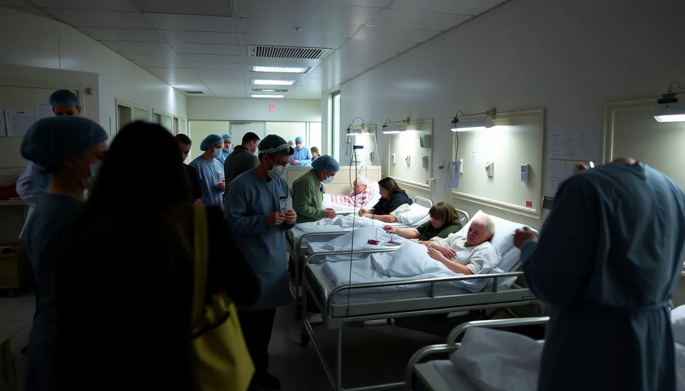 Families gathering during the holiday season, illustrating the social behavior contributing to increased flu transmission