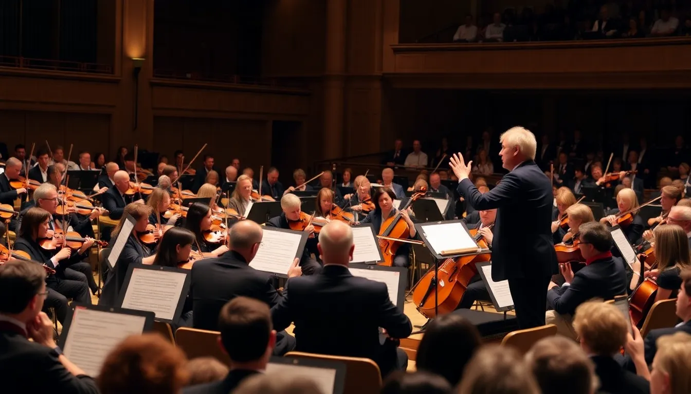 A view of the orchestra's new streaming service interface, illustrating how it connects global audiences to live concerts and archival performances