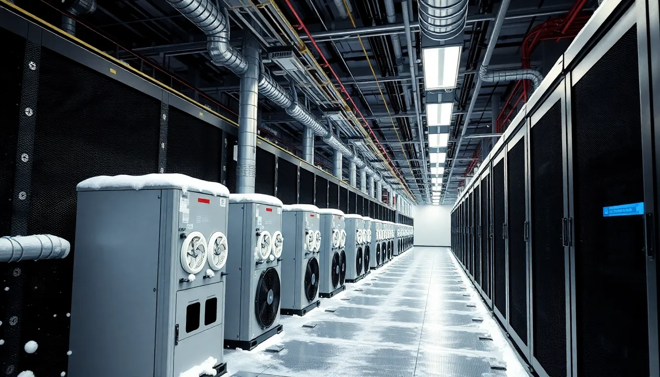 A group of policymakers discussing renewable energy strategies, emphasizing the need for a transition to greener technologies in response to rising greenhouse gas emissions from data centres