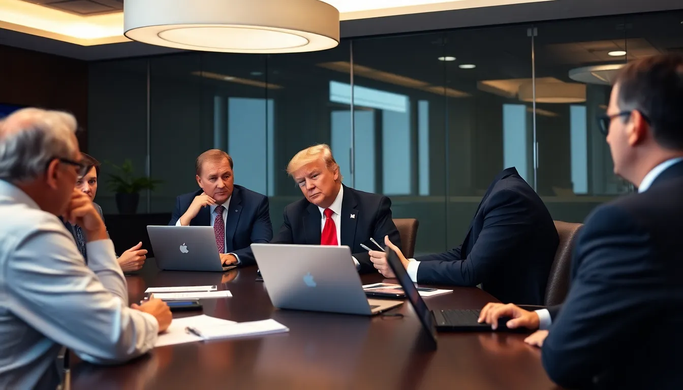 2023年の夏に計画されている集会の準備をしているトランプ・ジュニア