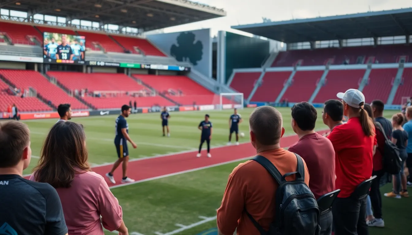 地域経済の活性化を目指すFC 26の取り組みを象徴するサッカーイベントの盛況な光景