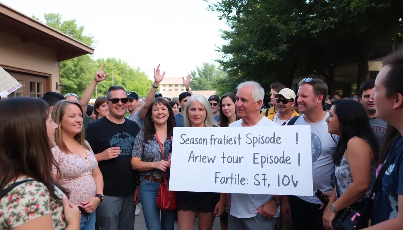 Fans eagerly gather at a viewing party, discussing their favorite moments from previous seasons of Industry as they prepare for the premiere of Season 4 Episode 1.