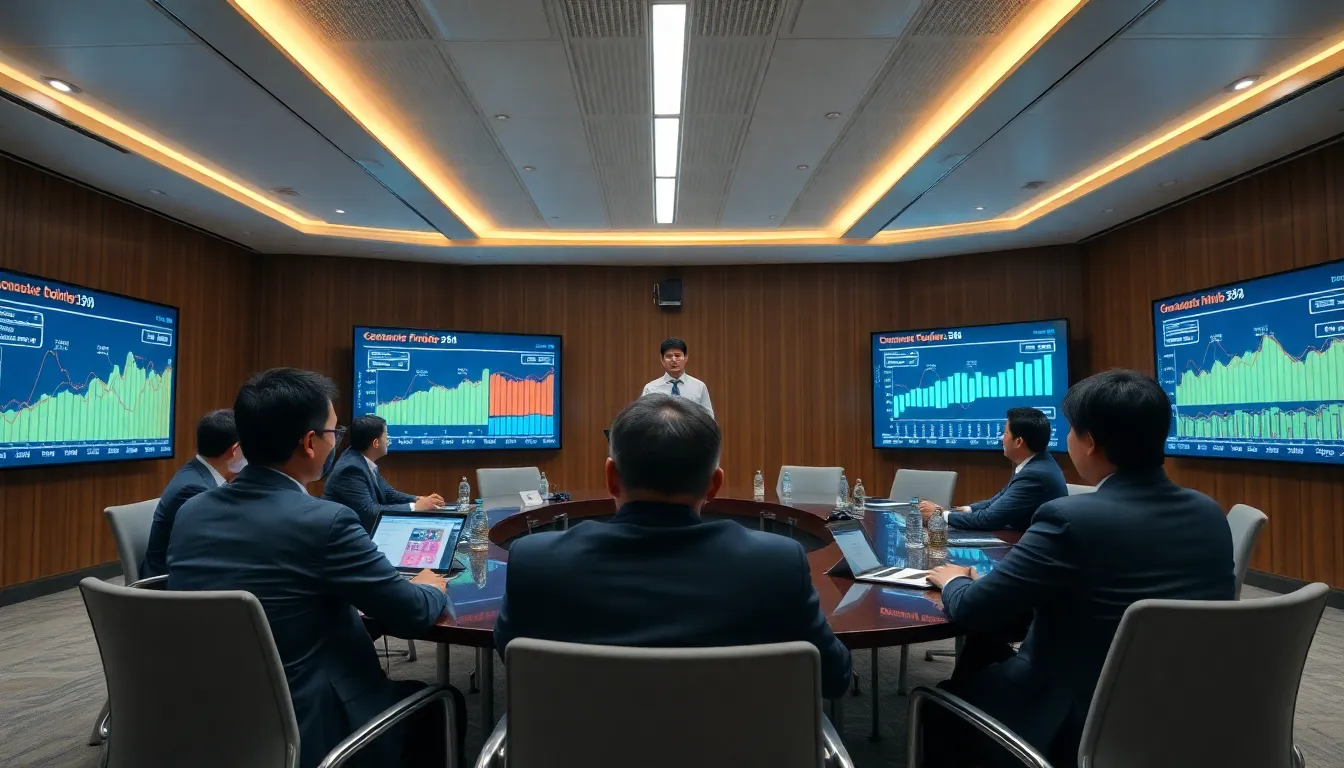 A group of economists discusses the latest inflation report during a conference, highlighting the significance of the 3.7% annual rate and its potential impact on consumer spending.