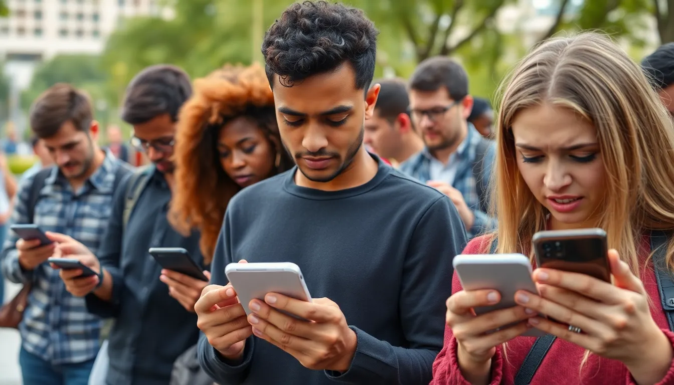 A concerned user checks their email on a smartphone, displaying a message about an unsolicited password reset from Instagram.