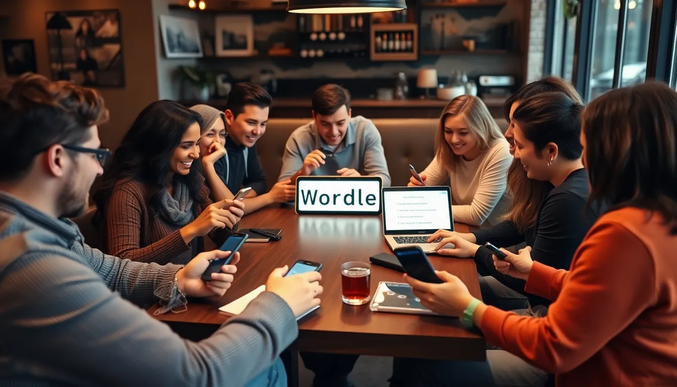 An individual focused intently on solving the Wordle puzzle, demonstrating the game's appeal as a mental exercise and a source of entertainment