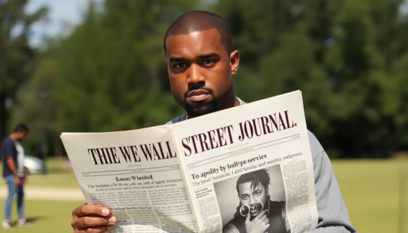 Kanye West's fullpage advertisement in the Wall Street Journal expresses his apology for previous antisemitic remarks, featuring a bold headline and a heartfelt message aimed at mending relationships with the Jewish community.