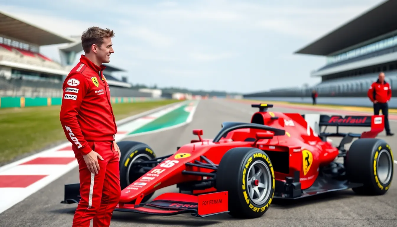 The Ferrari SF26 stands ready on the Fiorano test track, representing a fresh chapter in the team's pursuit of Formula 1 excellence