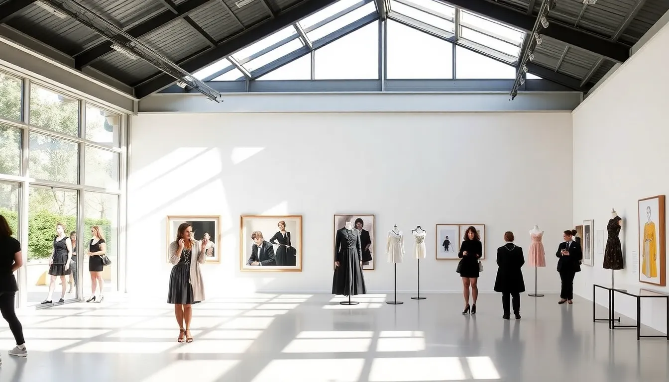 Emerging artists showcasing their innovative works at a lively exhibition, highlighting the ongoing dialogue between tradition and contemporary expression at La Pausa