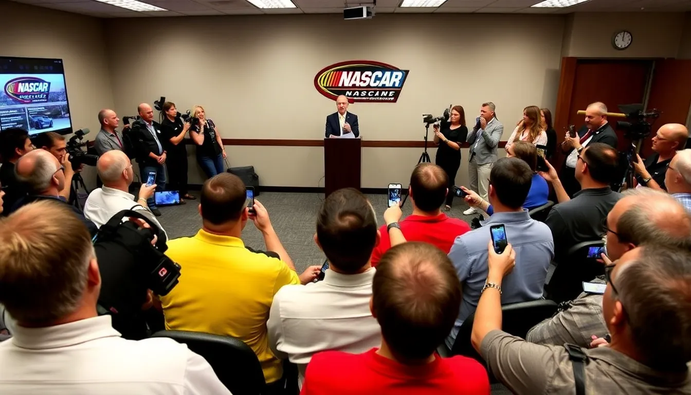 NASCARのトラックで競技を行う車両がシーズン全体を通じて競争する姿