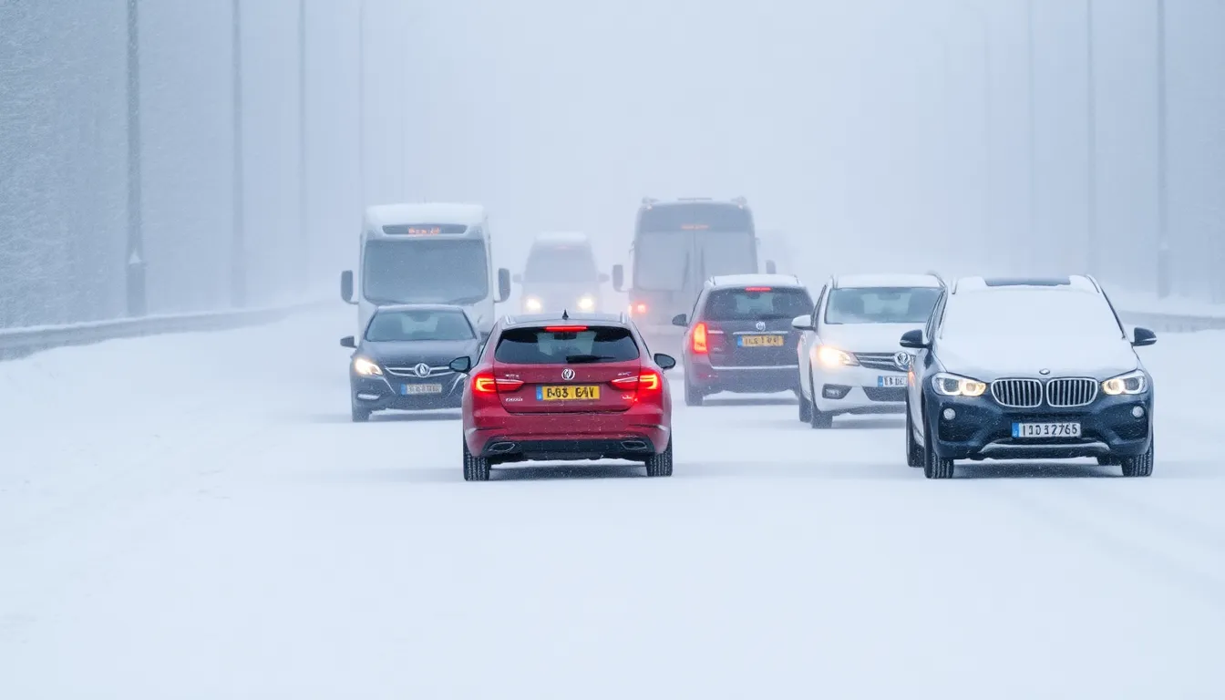 Residents remain indoors as snow creates disruptions in daily life, reflecting the shift in consumer behavior towards online shopping amid adverse conditions