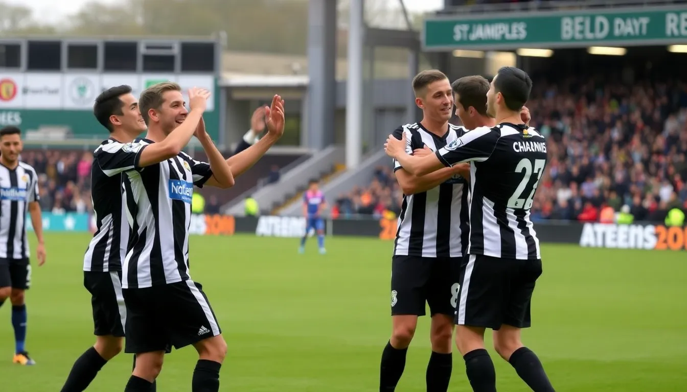 Newcastle's players demonstrate their tactical flexibility, quickly transitioning from defense to offense during the match against Crystal Palace
