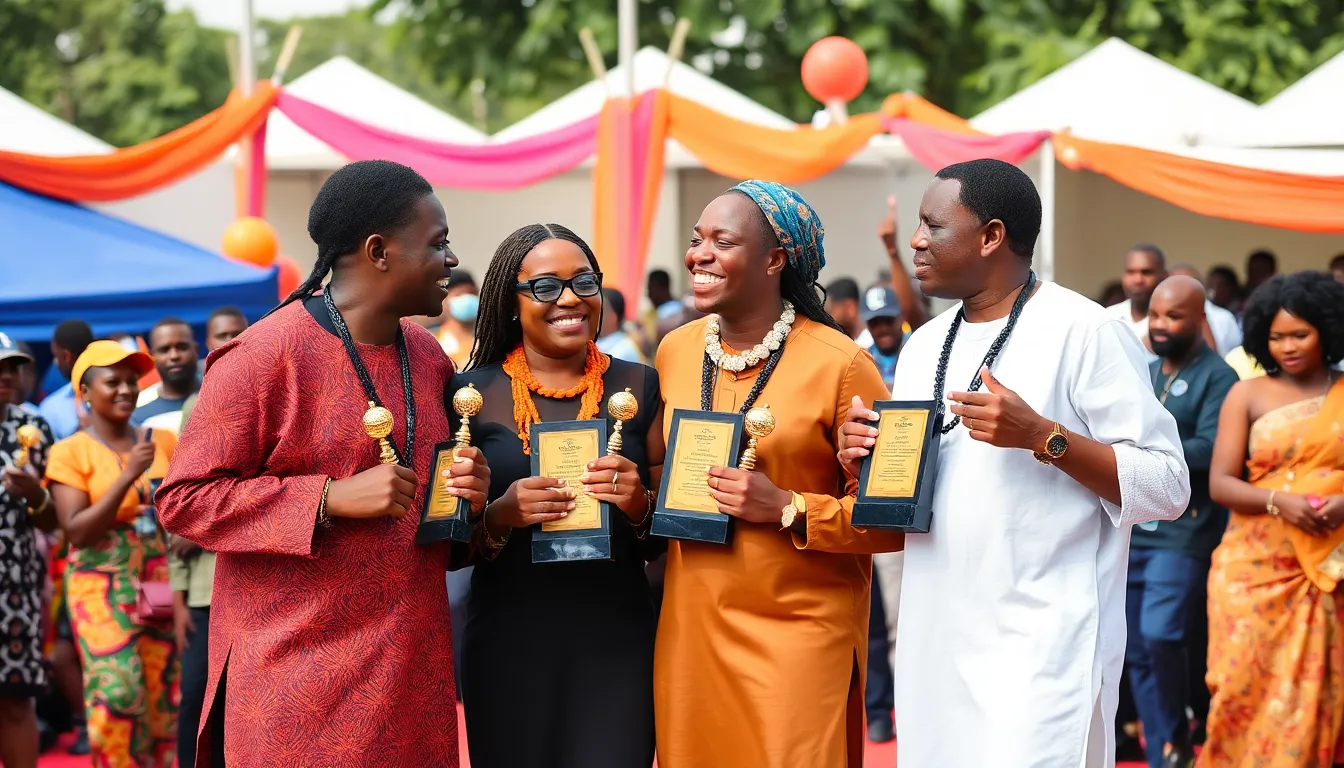 Nigerian artists performing on stage, illustrating the rich diversity and talent that the All Africa Music Awards aims to celebrate and promote