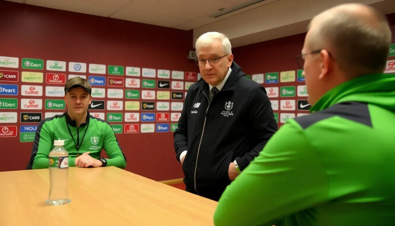 Manager O'Neill discusses player recruitment strategies during a press conference ahead of the upcoming match against Hearts.